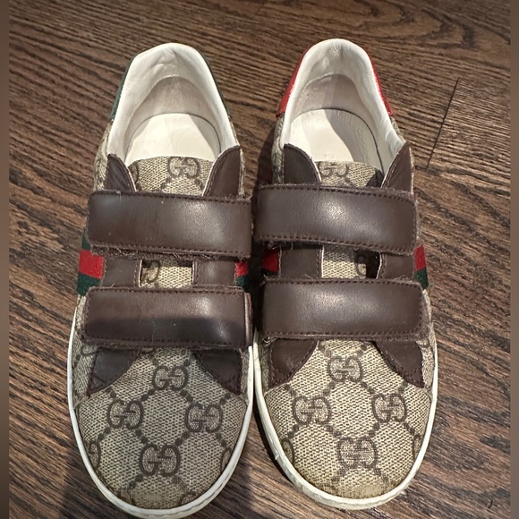 Gucci Kids Brown Sneakers - Picture 1 of 7
